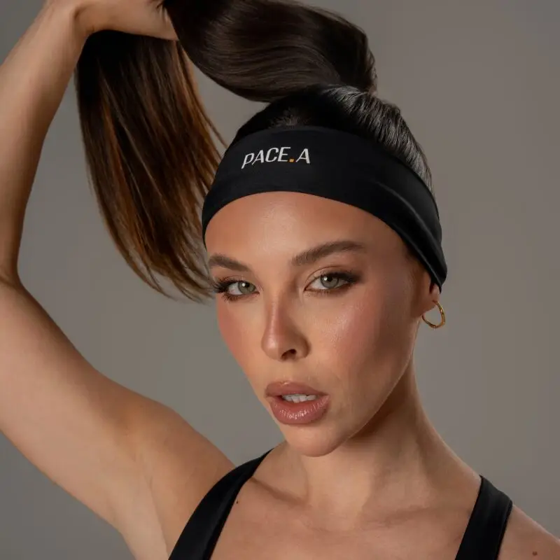 Faixa de cabelo Performance- Preto