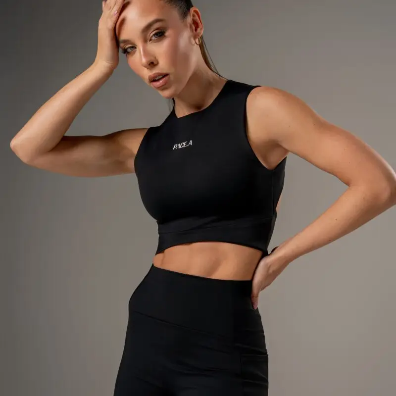 TOP Pacer Alta Performance- Preto - Preto, M